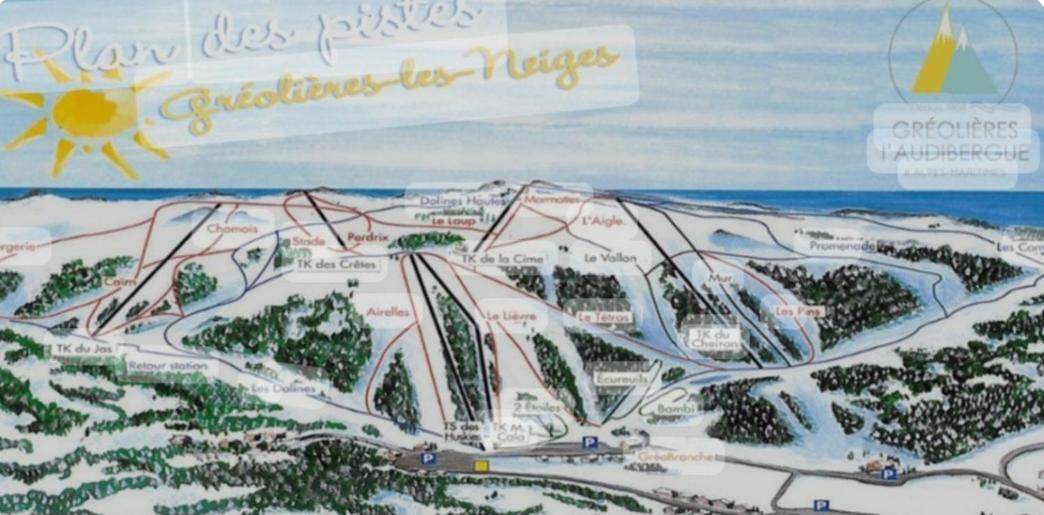 Appartamento Greolieres Les Neiges Esterno foto